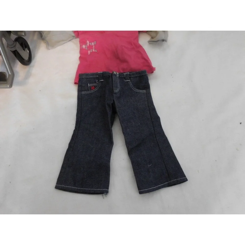 My American Girl Doll Fair Skin Blue Eyes Light Brown Hair 18